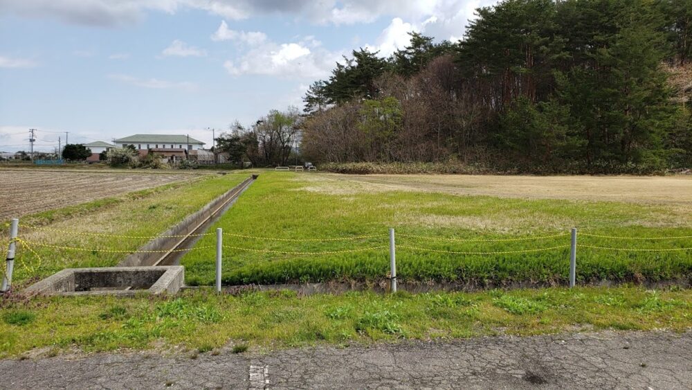 ますがた荘前の様子